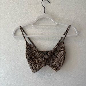 Leopard Print Crop Top